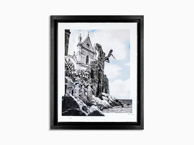 JR - Le Chronache di Napoli, Il Tuffo, Collage, 2025