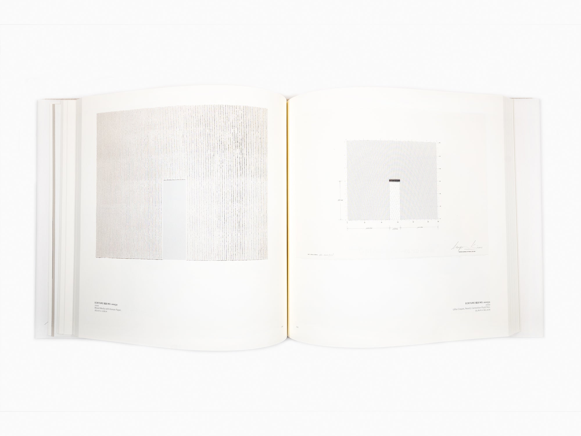 Park Seo-Bo - Dessin d'esquisse 1996-2001