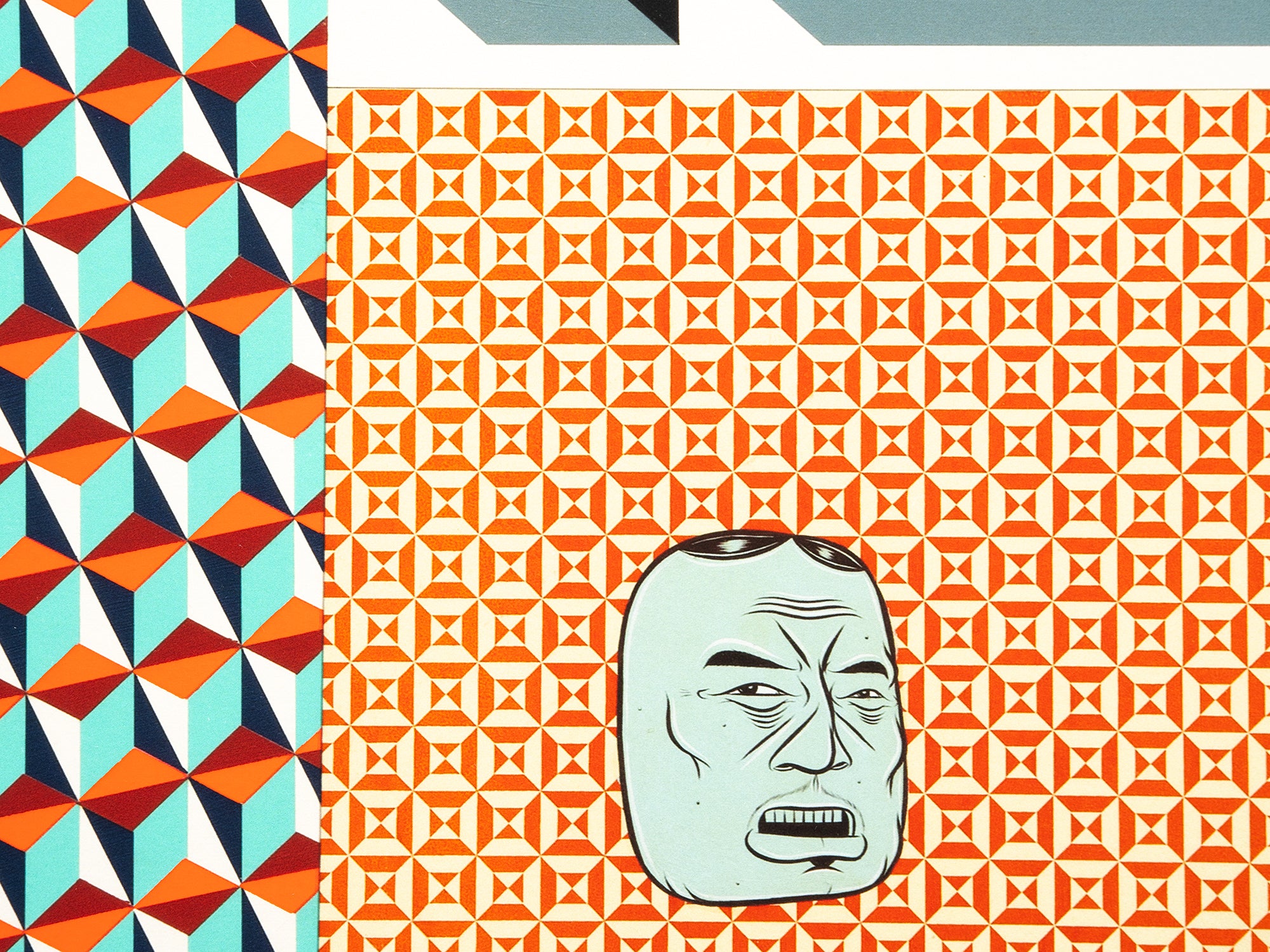 Barry McGee - print "I'm Listening" (J'écoute)