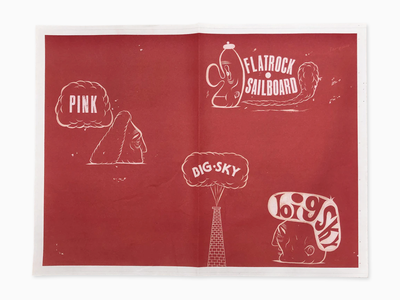 Barry McGee - On The Edge Of A Dream Newsprint Set