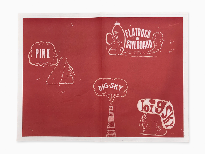 Barry McGee - On The Edge Of A Dream Newsprint Set