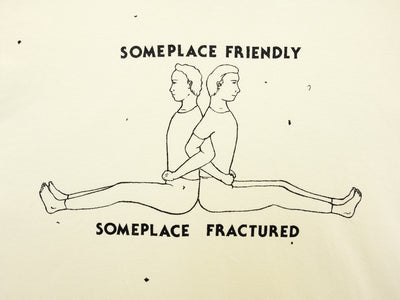 Barry McGee - T-shirt "Someplace Friendly, Someplace Fractured