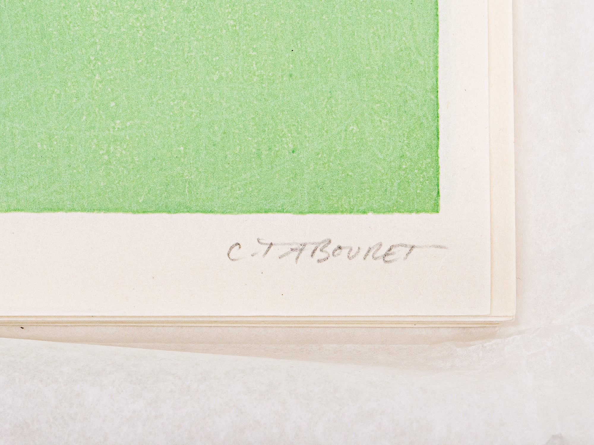 Claire Tabouret - Autoportrait en robe (violet) Ukiyo-e