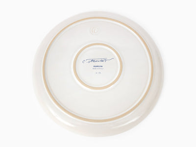 Claire Tabouret - Assiette décorative "Portrait à rayures