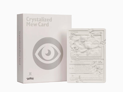 Daniel Arsham - Carte Mew cristallisée blanche