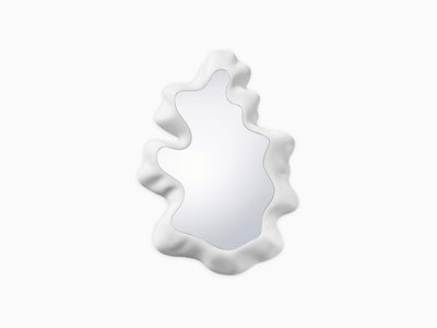 Snarkitecture - Miroir sculpté blanc