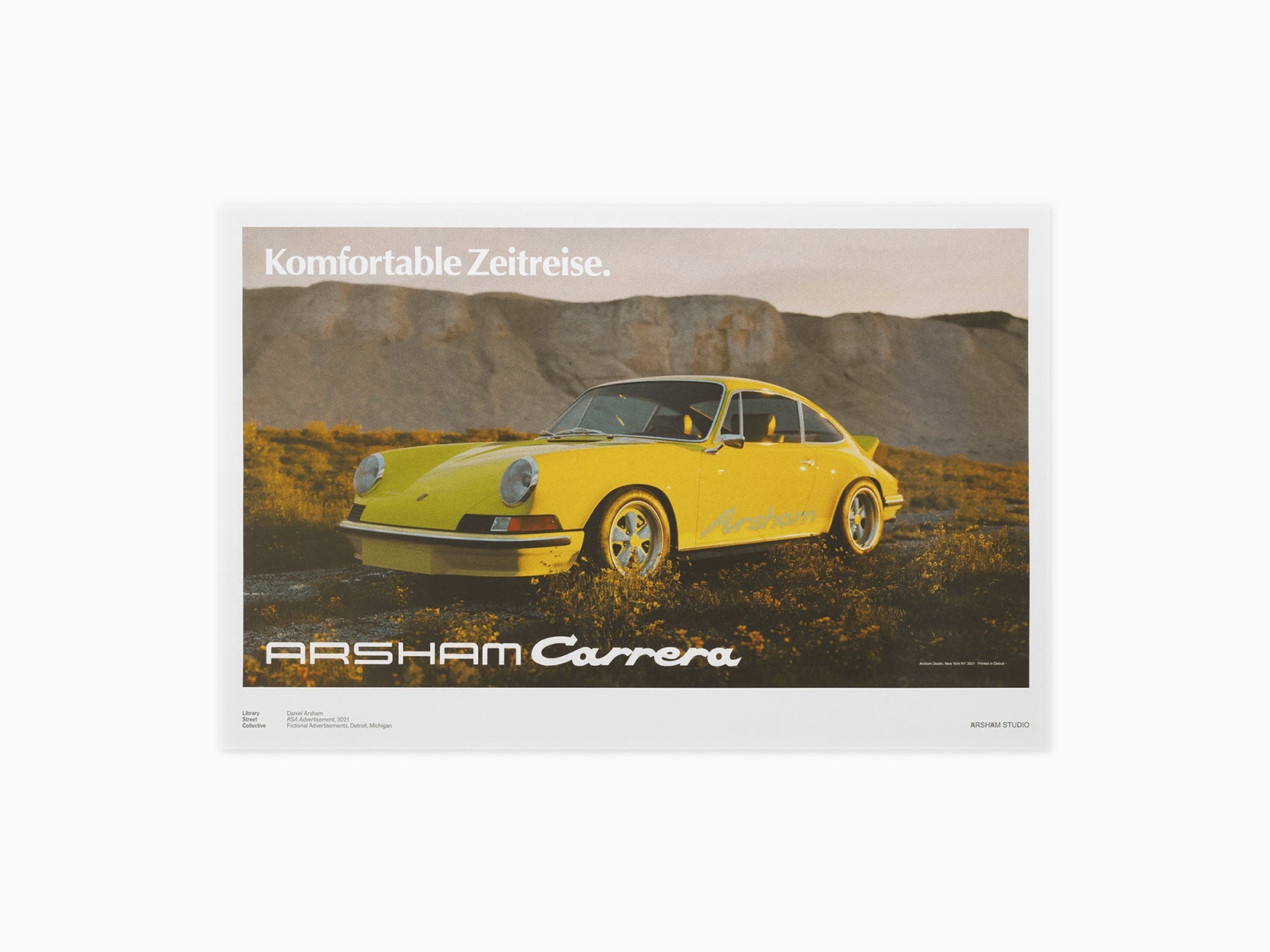 Daniel Arsham - Fictional Advertisement Poster - RSA (Individual)