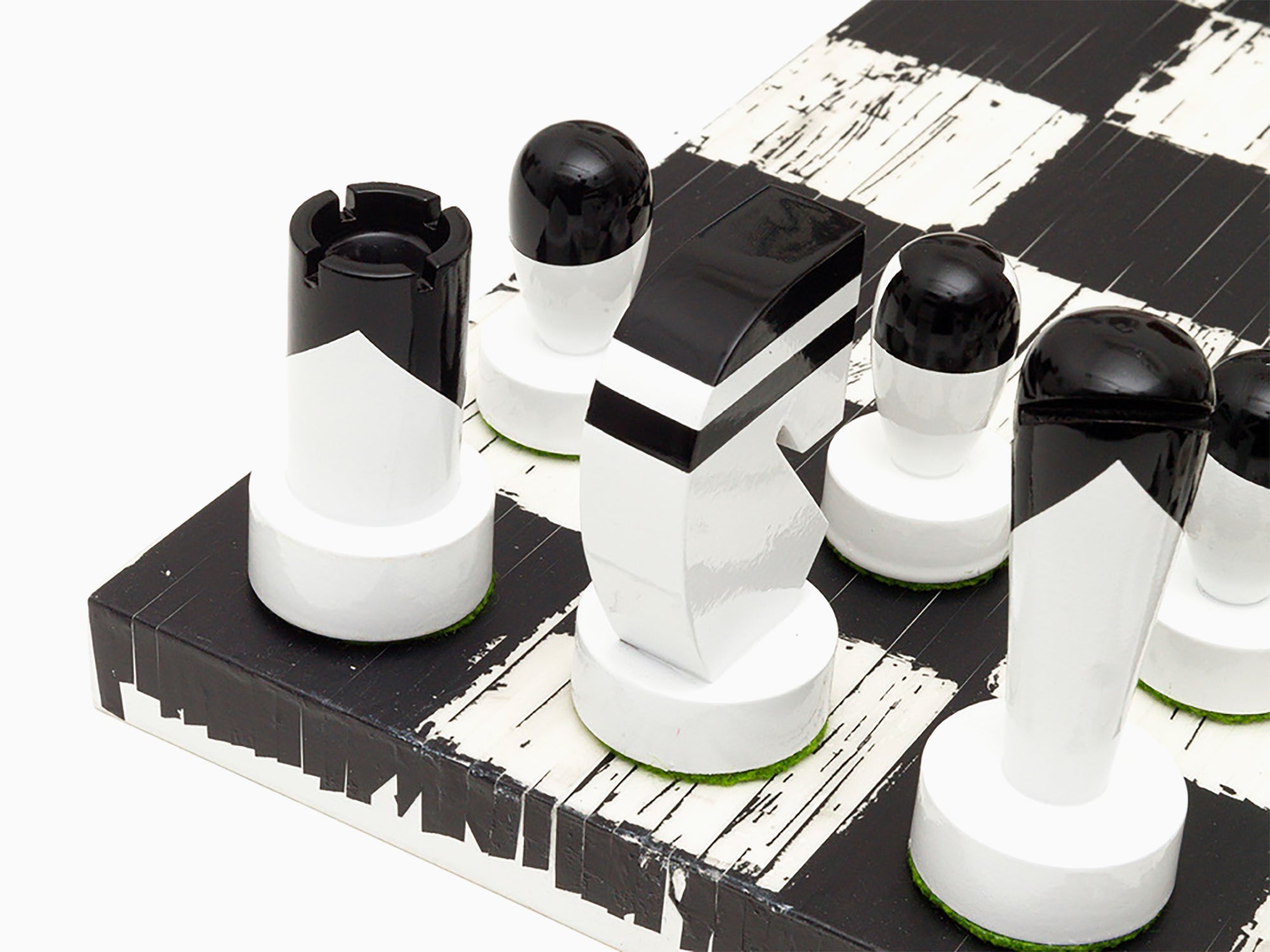 Gregor Hildebrandt x Yasmin Müller - Échiquier "schwarzes Bianco, 2023