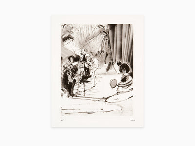 Hernan Bas - "Ils peuvent faire tomber le rideau" Portfolio tirages