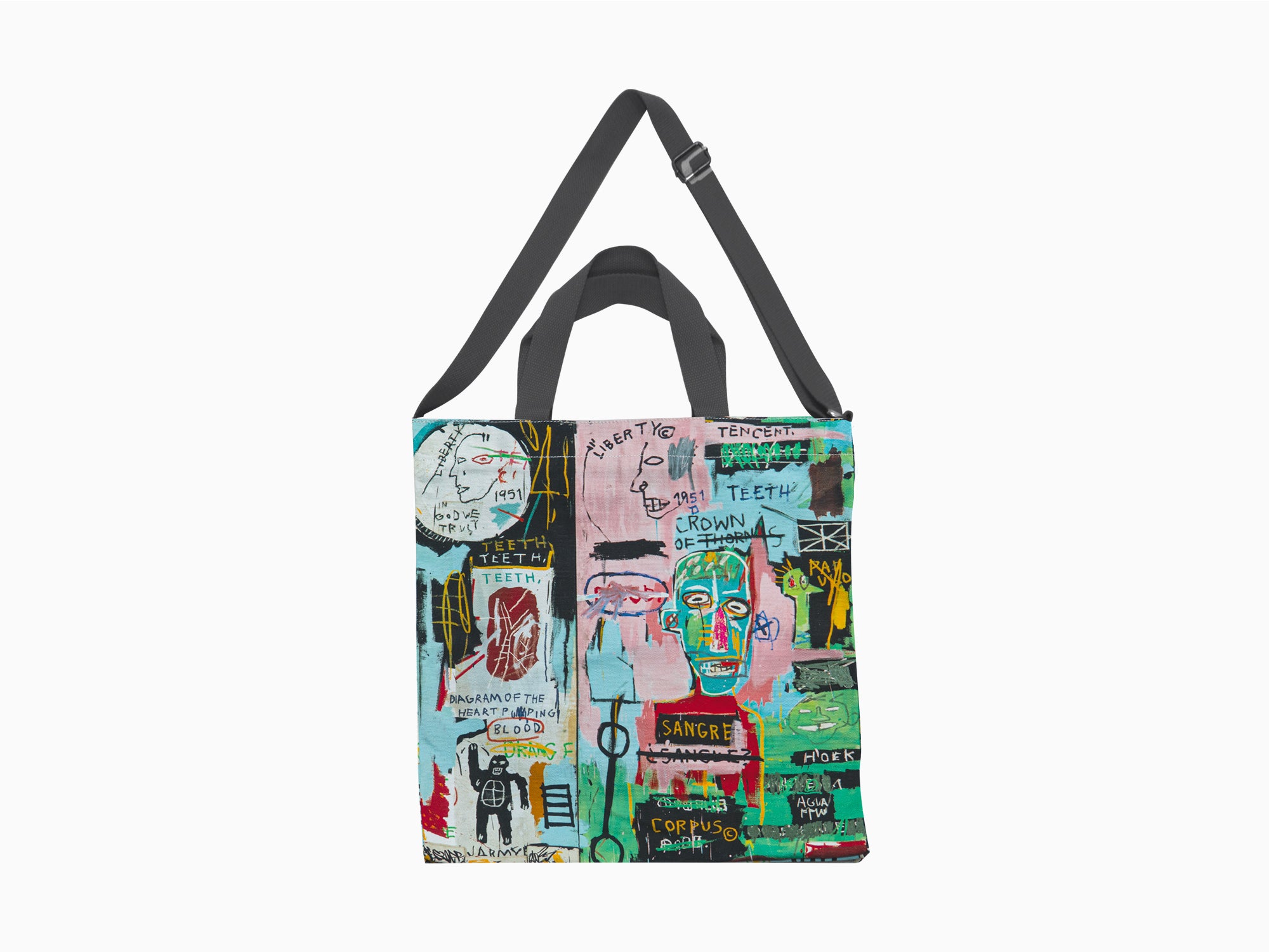 Jean-Michel Basquiat - Sac à bandoulière italien