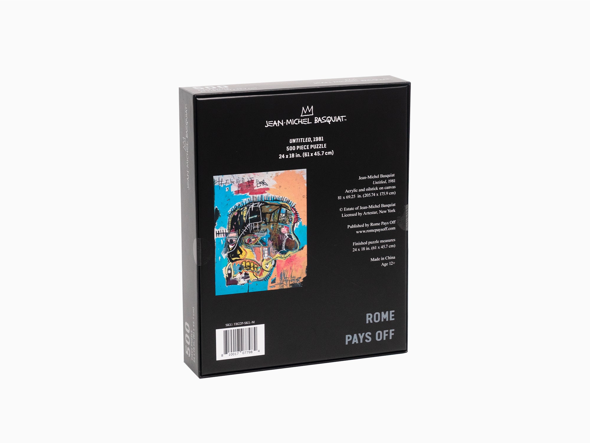 Jean-Michel Basquiat - Puzzle « Crâne »