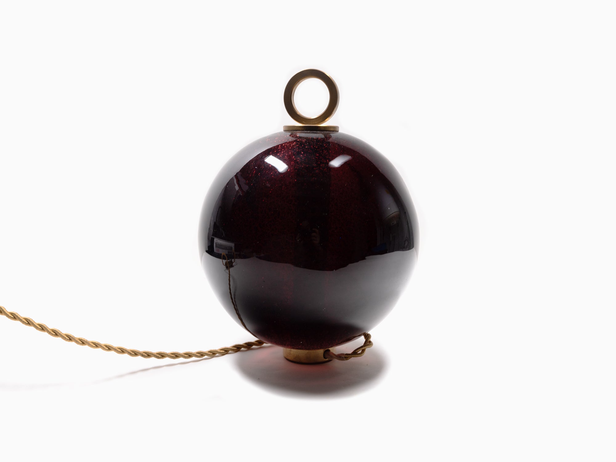 Jean-Michel Othoniel - Lampe perle Améthyste Mica 15cm (23EN048)