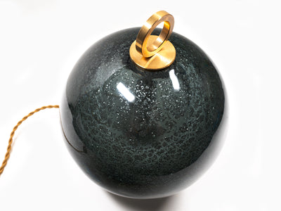 Jean-Michel Othoniel - Lampe perle Gris Mica 18cm (23EN055)