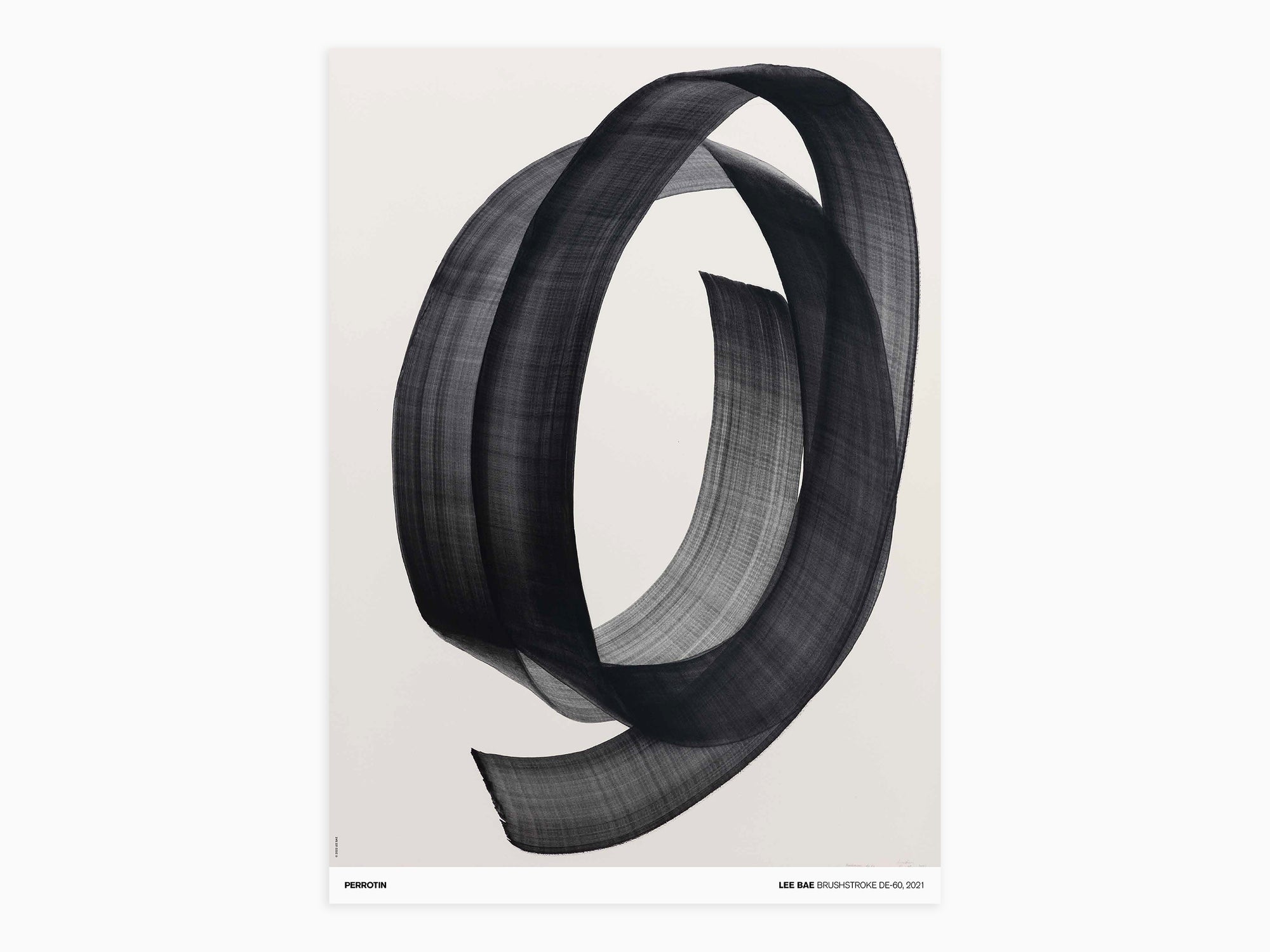 From The Archives: Lee Bae - Brushstroke DE-60, 2021 ( poster signé)