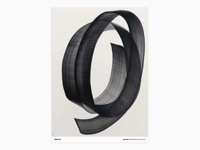 From The Archives: Lee Bae - Brushstroke DE-60, 2021 ( poster signé)