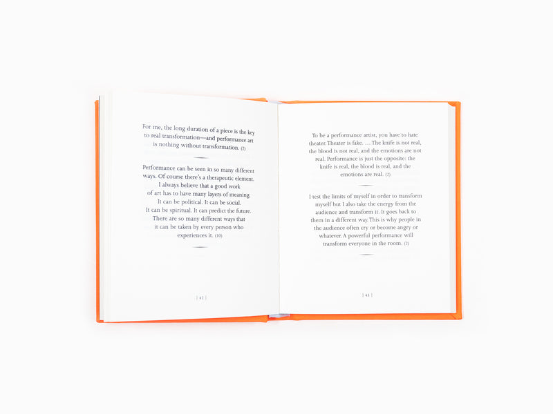 Marina Abramovic - Abramovic-ismes