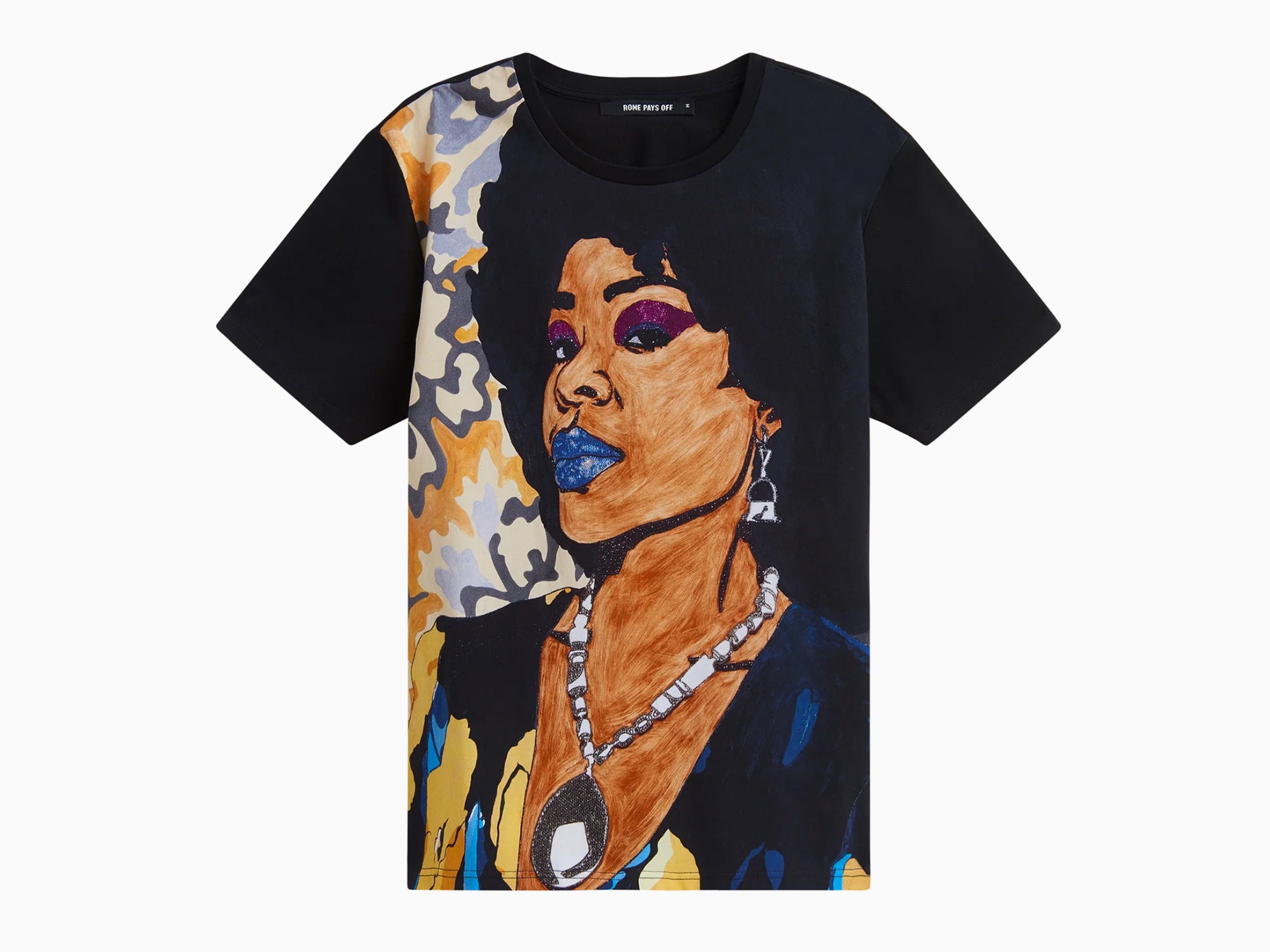 Mickalene Thomas - "Din, une très belle négresse #1" T-shirt unisexe