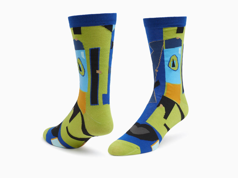 Mickalene Thomas - Chaussettes Jacquard "Tête de Femme #5