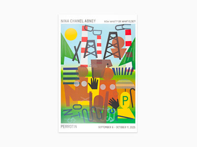 Nina Chanel Abney - QUE FAIRE MAINTENANT ? OU QUOI D'AUTRE ? POSTER ( poster standard)