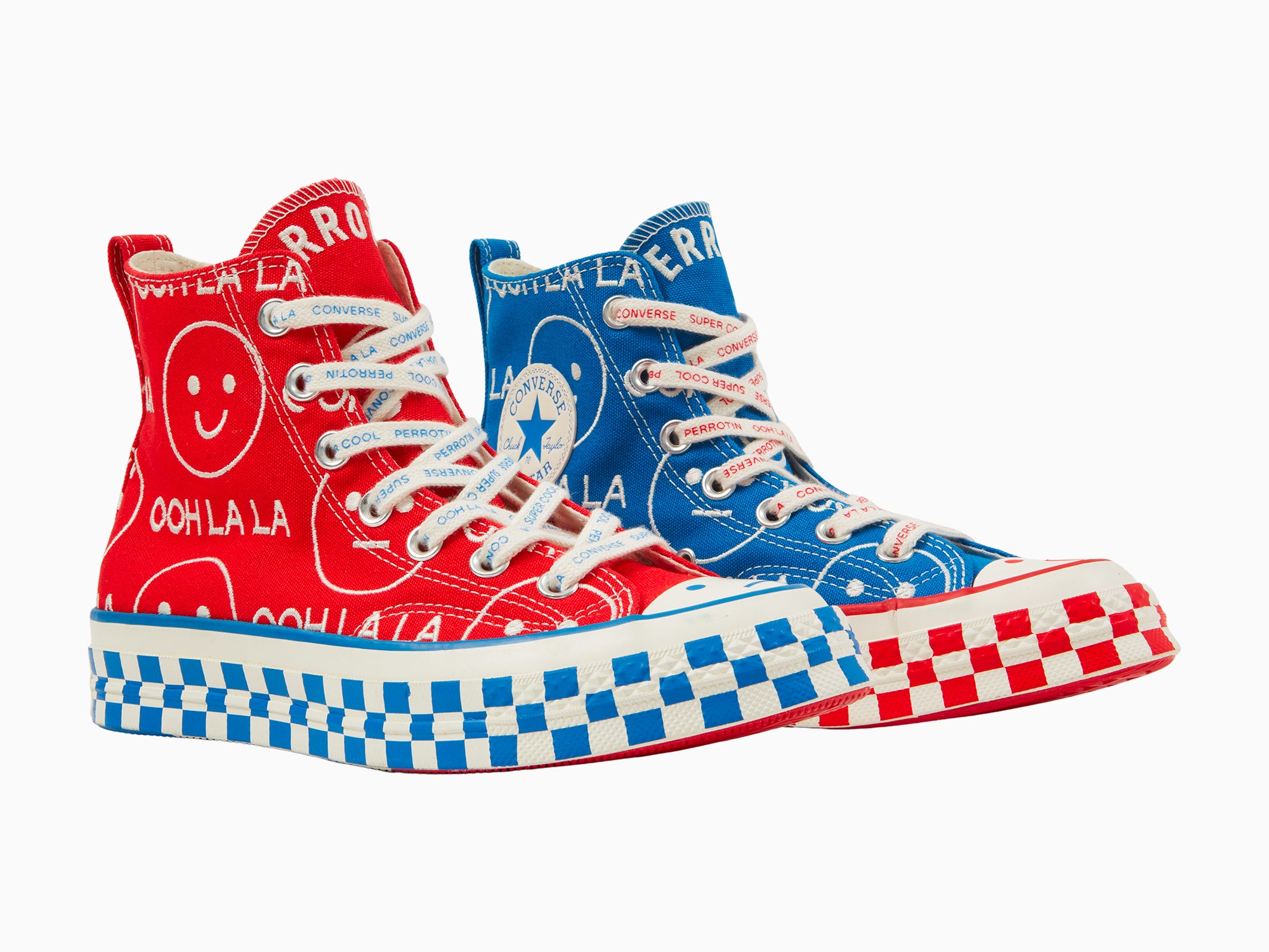 NINA CHANEL ABNEY X CONVERSE CHUCK 70 (ROUGE/BLEU)