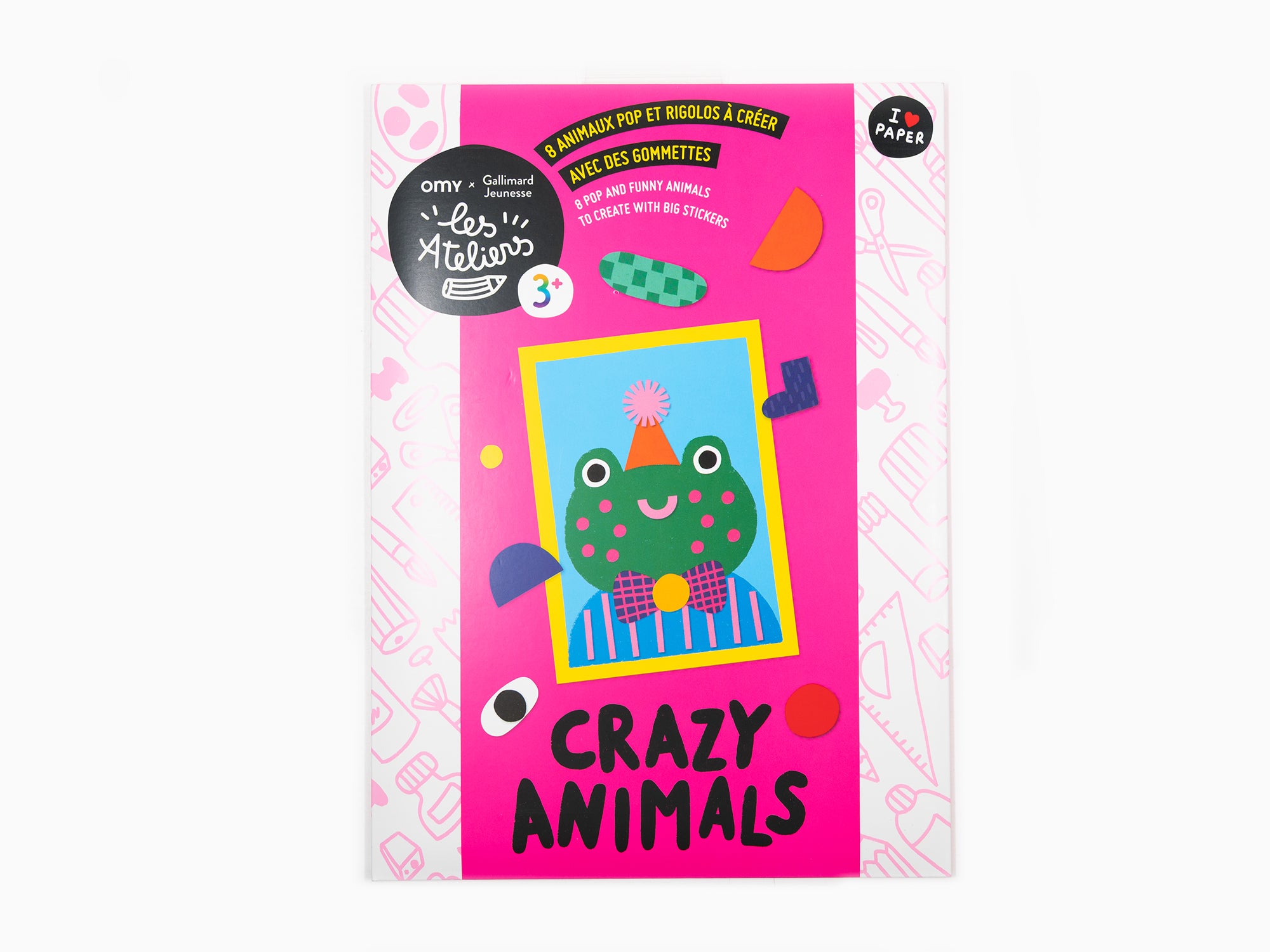 Omy x Gallimard Jeunesse - "Les Ateliers" - Crazy Animals
