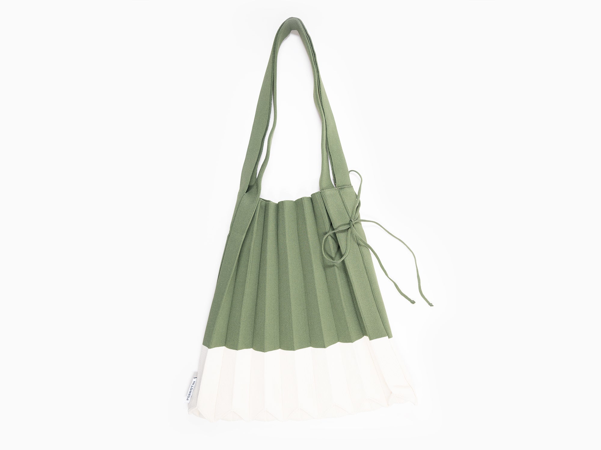 Perrotin - Sac en tricot plissé