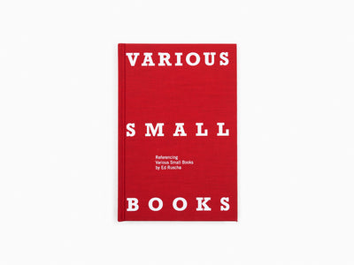 Various Small Books - Référencement de Various Small Books d'Ed Ruscha