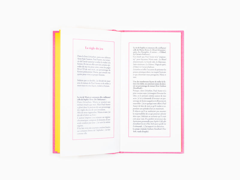 Sophie Calle - Les panoplies (Livre III)