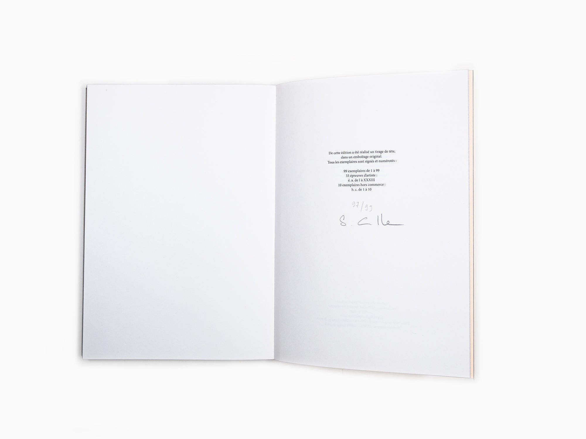 Sophie Calle - Noire dans Blanche (ed. de tête)