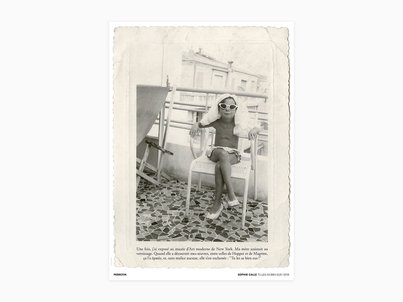 Sophie Calle - Tu les as bien eus ! (poster signé)