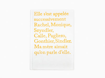 Sophie Calle - Rachel Monique