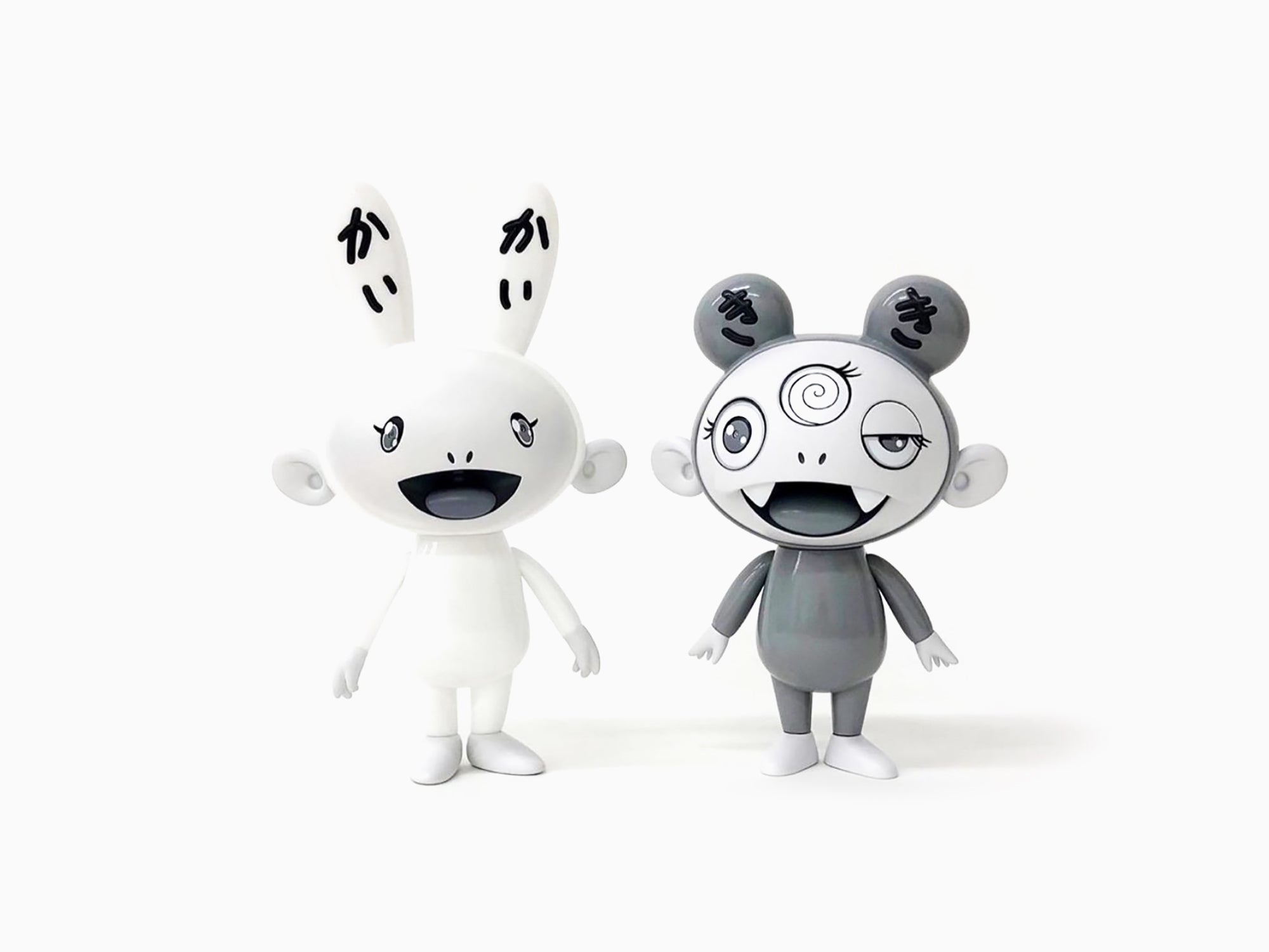 Takashi Murakami - Kaikai & Kiki - Black & White Version (PVC Figure)