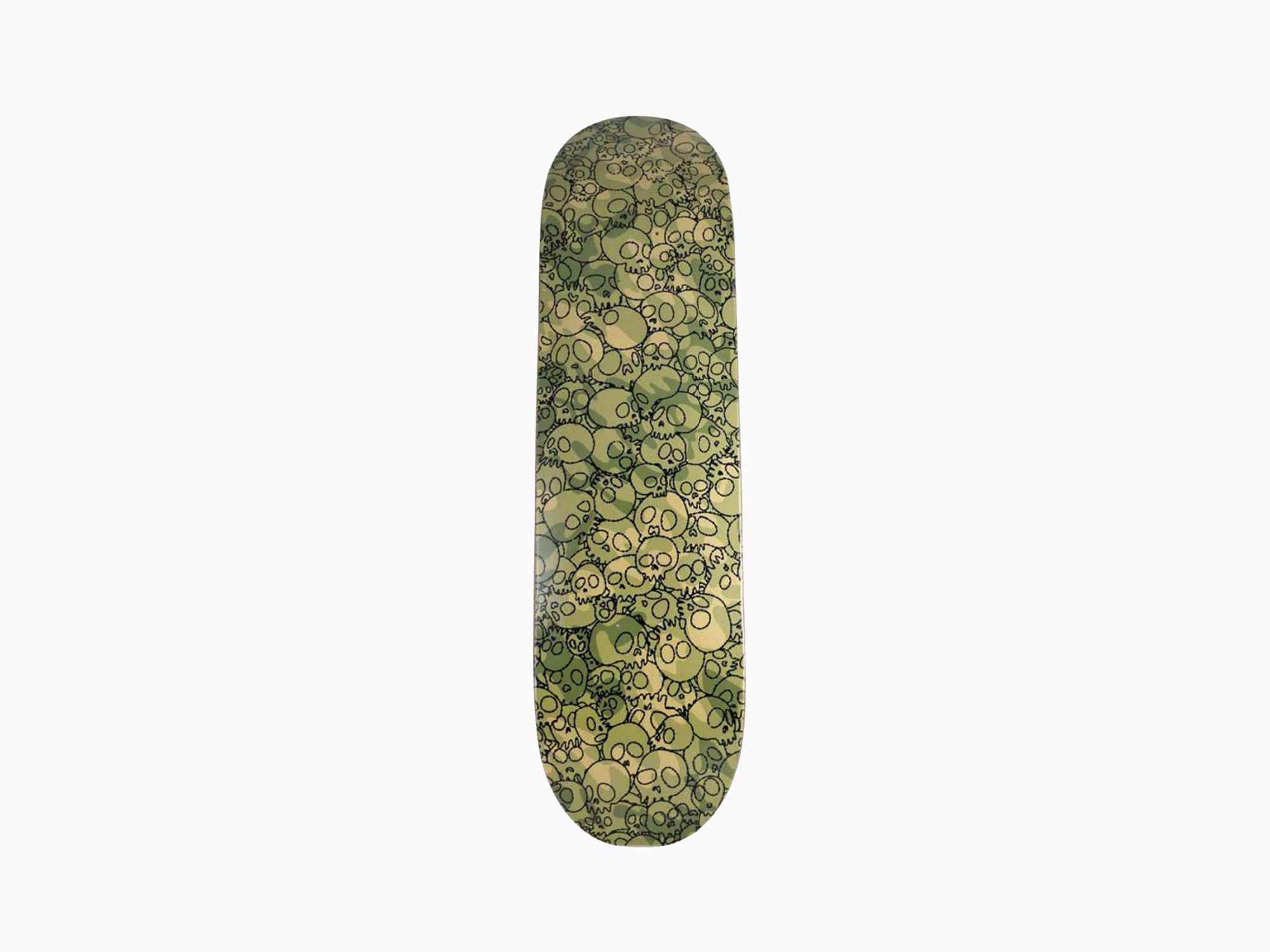 Takashi Murakami - CAMO Skull Skateboard deck (Beige)