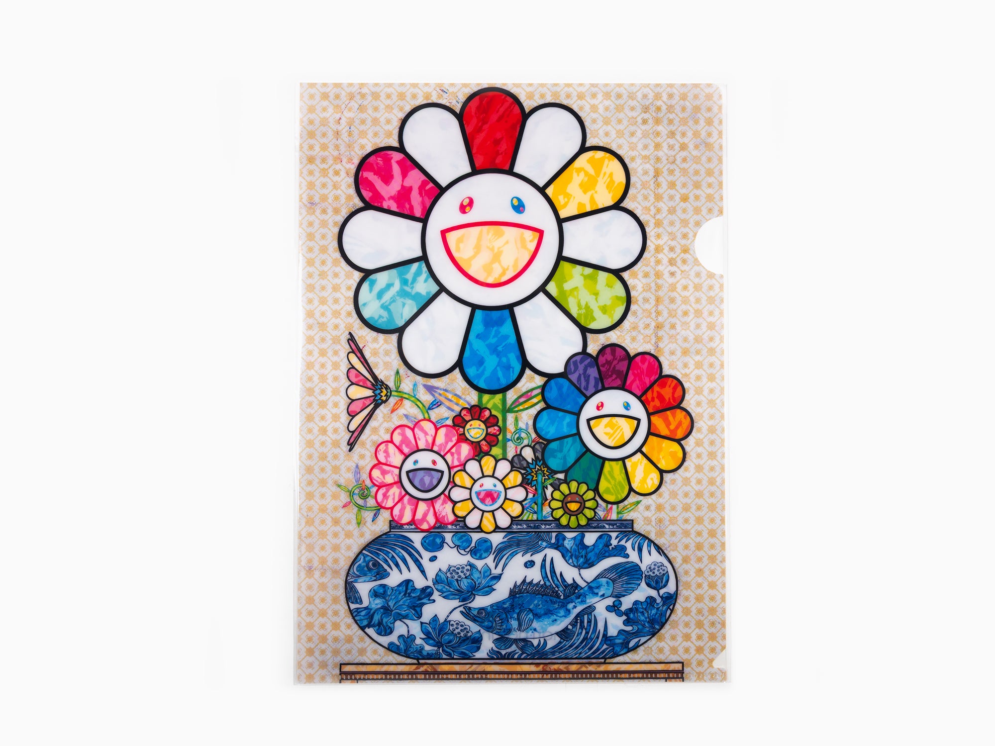 Takashi Murakami - Clear File Murakami Fleurs dans un vase Qinghua