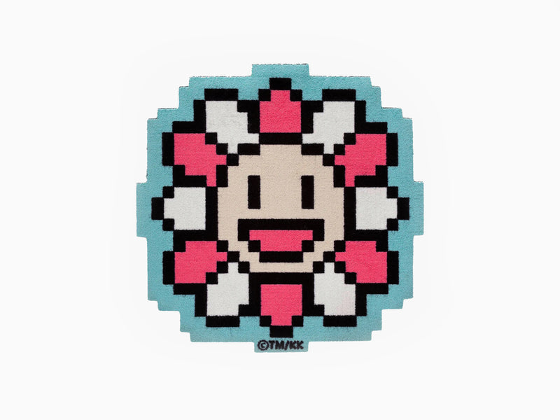 Takashi Murakami - Murakami.Flowers Tapis de sol découpé (Dot Flower #0000)