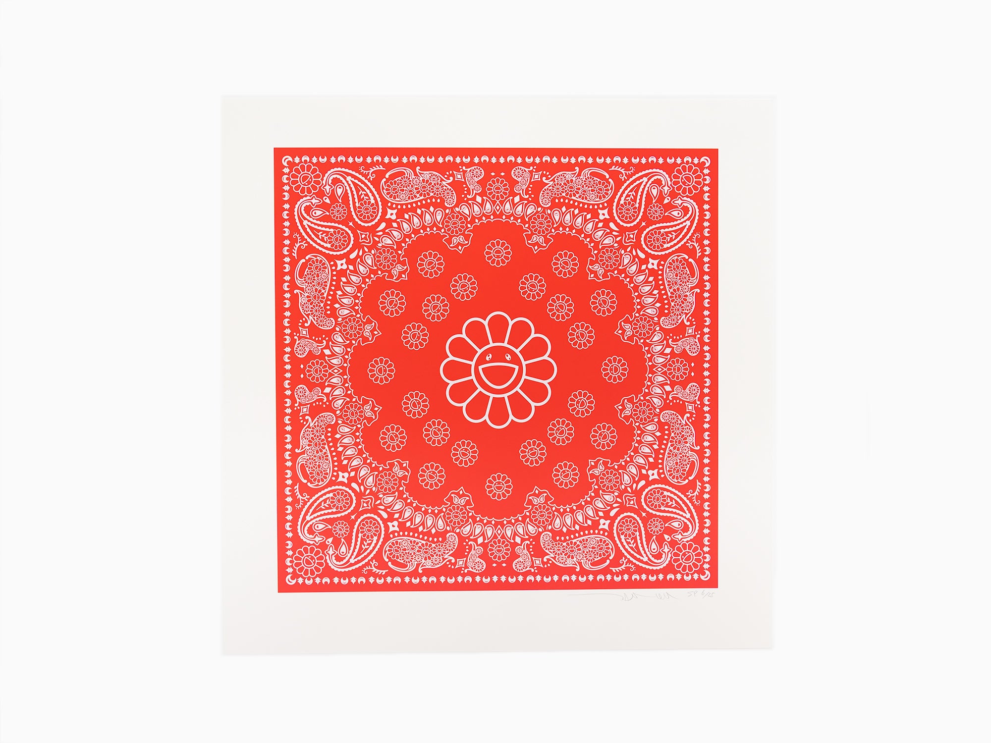 Takashi Murakami - Paisley de fleurs