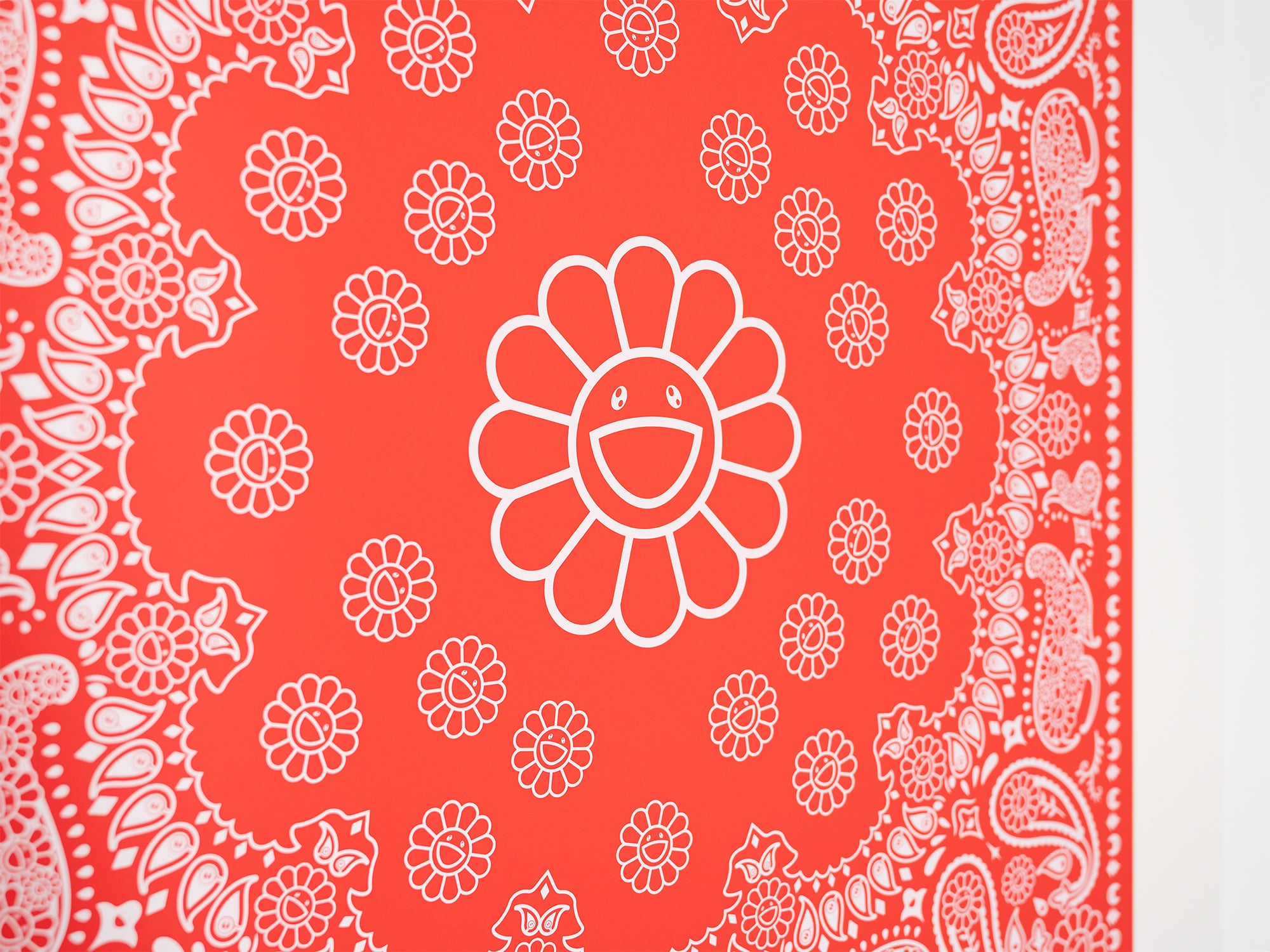 Takashi Murakami - Paisley de fleurs