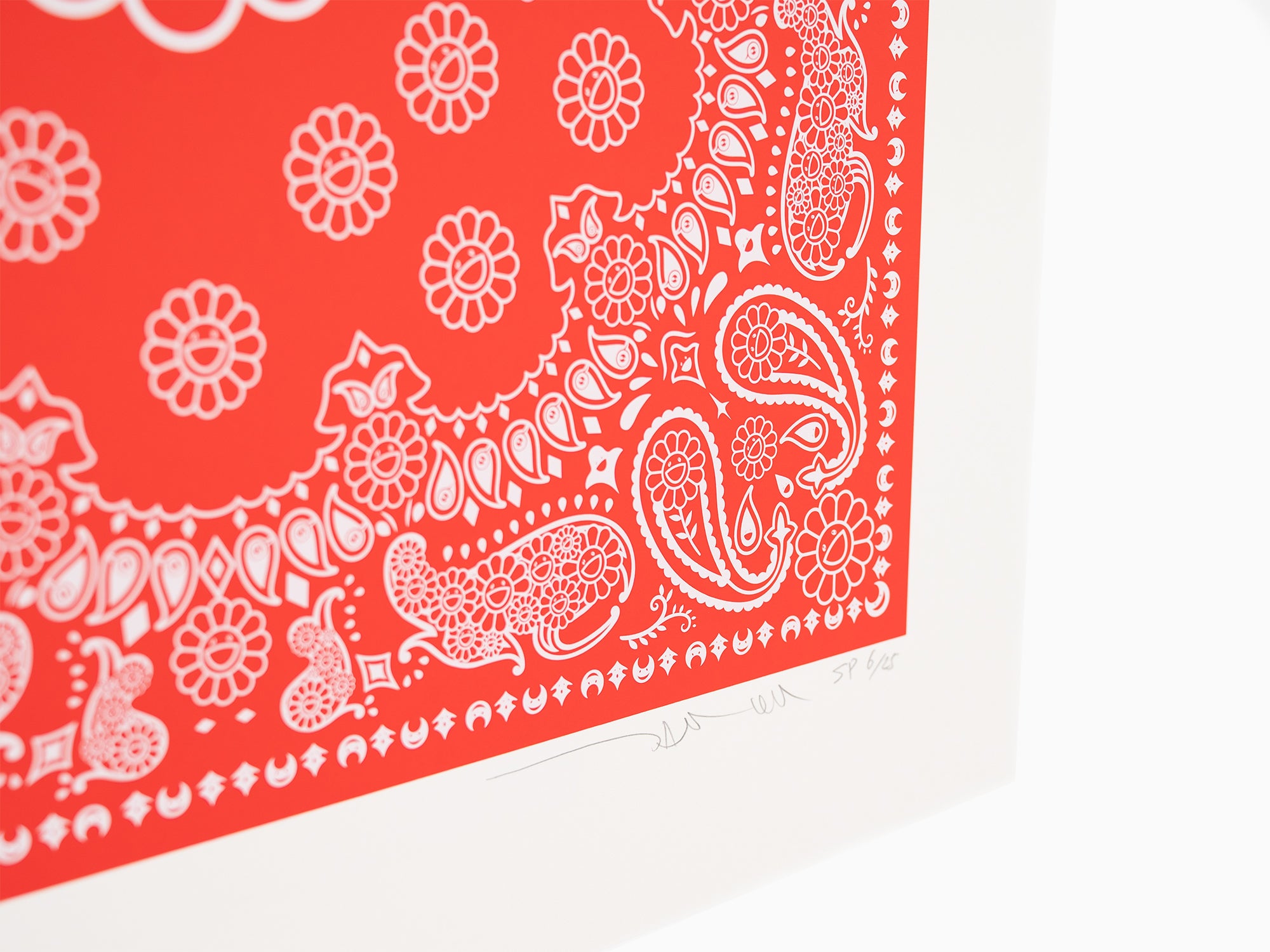 Takashi Murakami - Paisley de fleurs