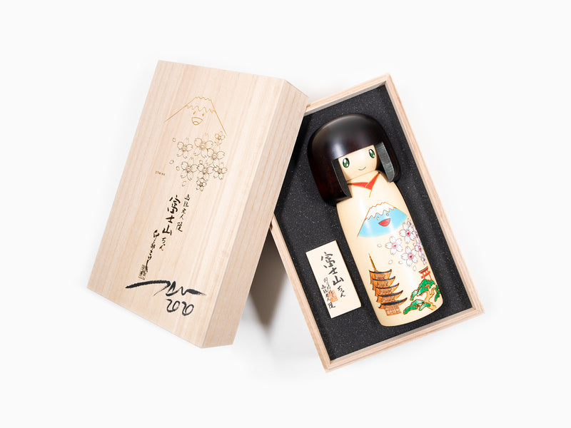 Takashi Murakami - Poupées Fujisan-chan Kokeshi