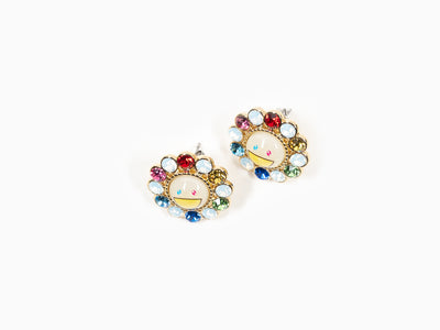 Takashi Murakami x Liquem - Boucles d'oreilles fleurs