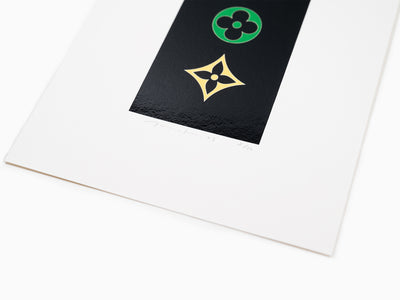 Takashi Murakami - SUPERFLAT Monogramme coloré (Noir)