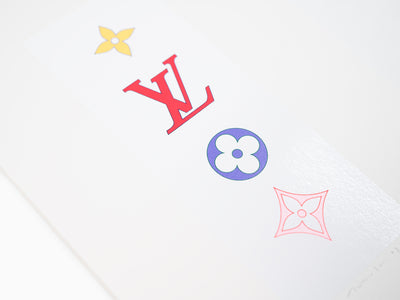 Takashi Murakami - Monogramme coloré SUPERFLAT (blanc)