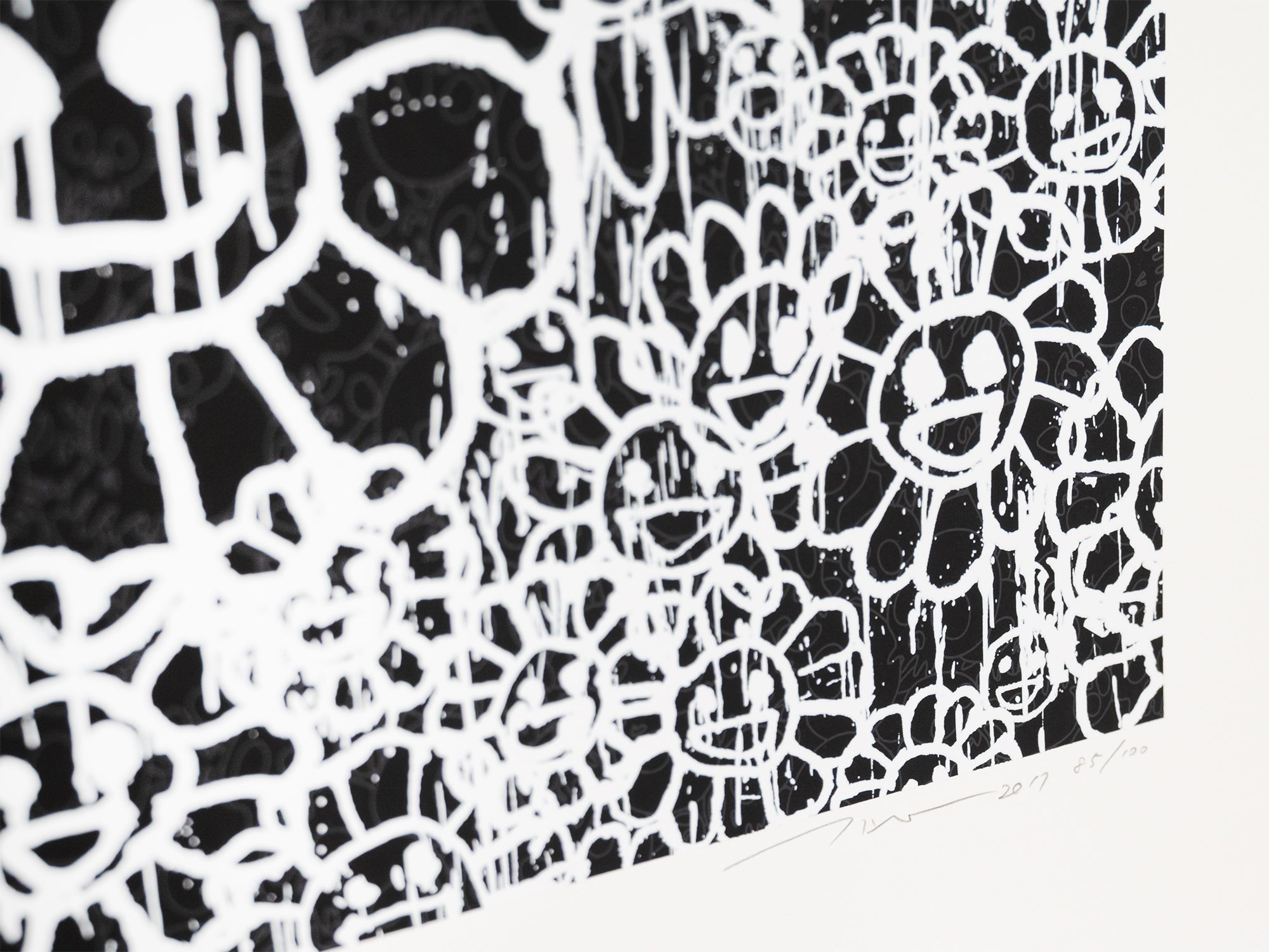 Takashi Murakami x MADSAKI - Flowers A Black (titre provisoire)