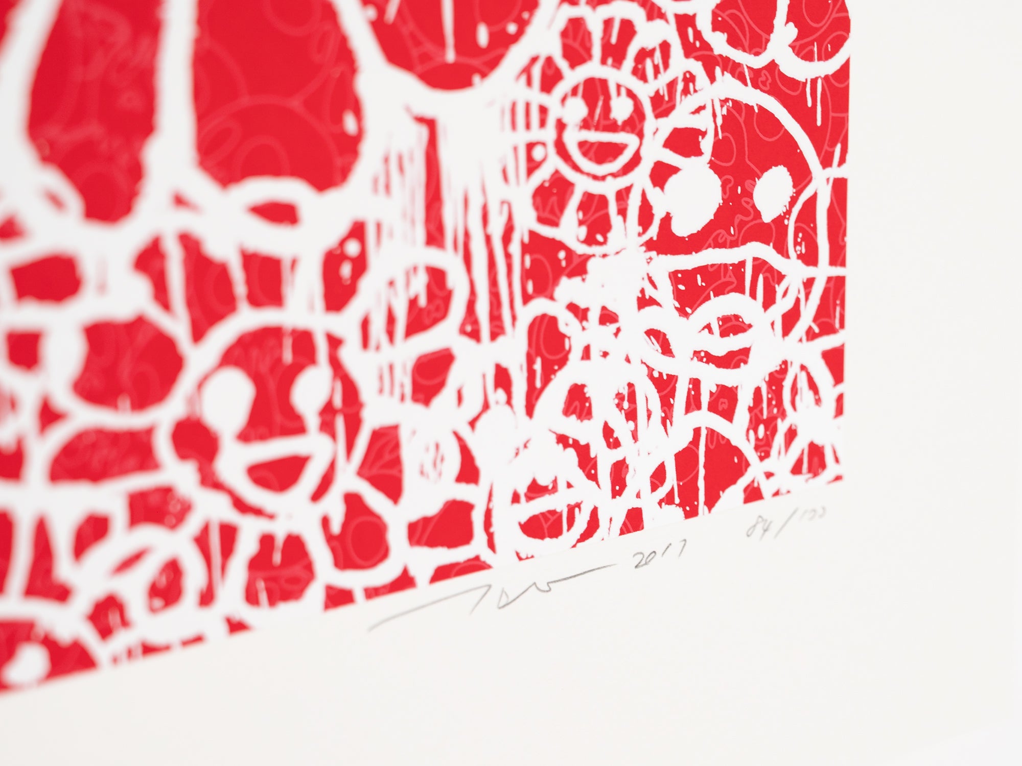 Takashi Murakami x MADSAKI - Flowers B Red (titre provisoire)