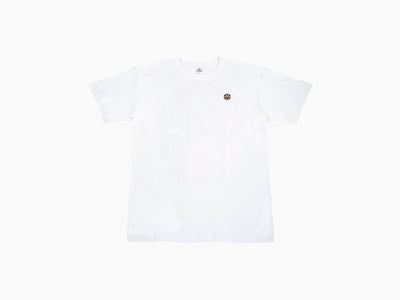 Takashi Murakami - Murakami.Flowers #0000 M.F. Emblem - T-shirt blanc x noir