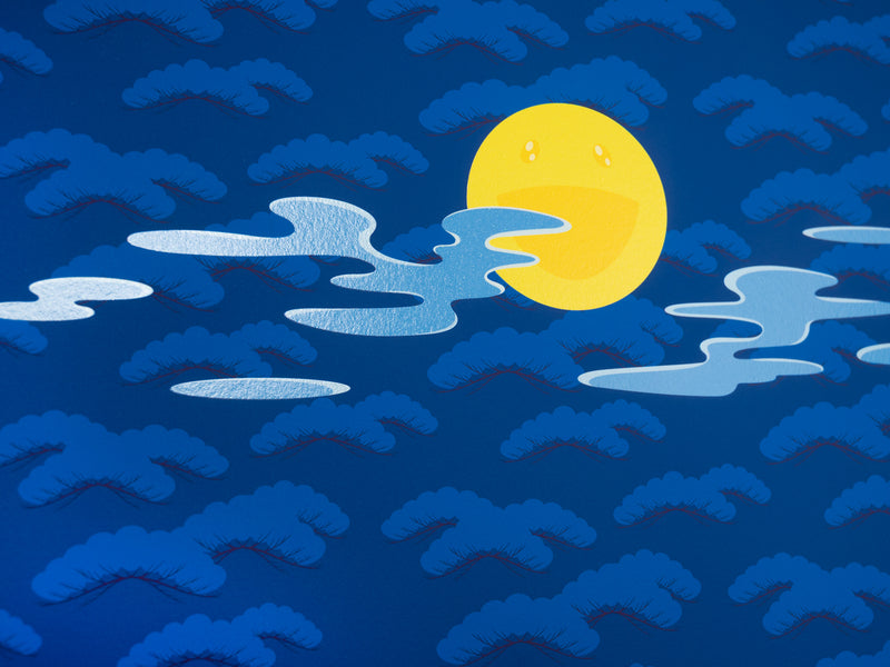 Takashi Murakami - Neige, Lune et Fleur : Kaikai et Kiki regardant la lune