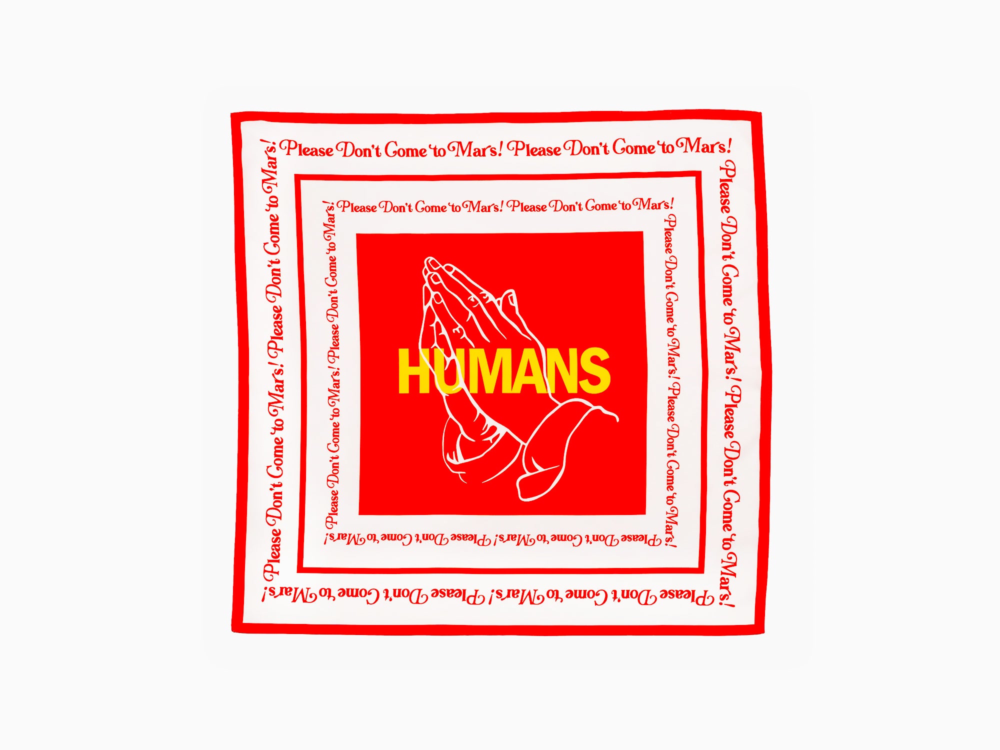 Tavares Strachan - Bandana "Please Don't Come to Mars