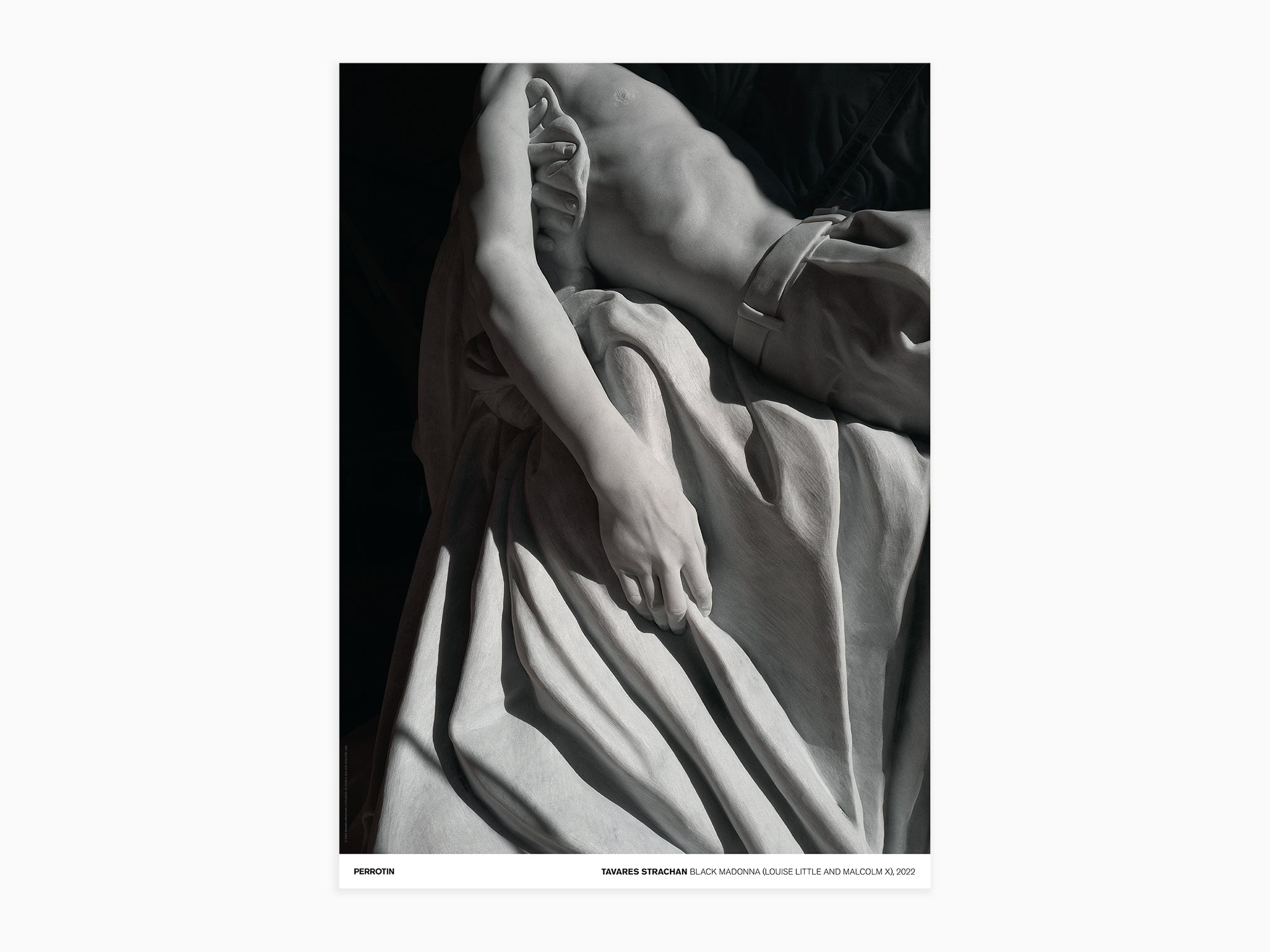 Tavares Strachan - Poster Black Madonna (Louise Little et Malcolm X), 2022