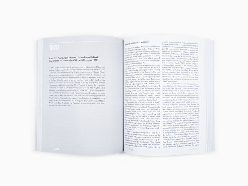 Le lecteur de l'âme d'une nation. Écrits par et sur les artistes noirs américains, 1960-1980