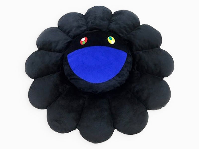Takashi Murakami - Flower cushion 1,5m Noir